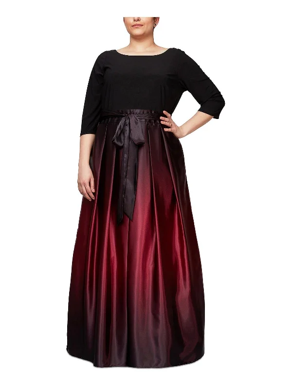 High-Low Party Dress for Trendy Style -Womens Ombre Long Evening Dress