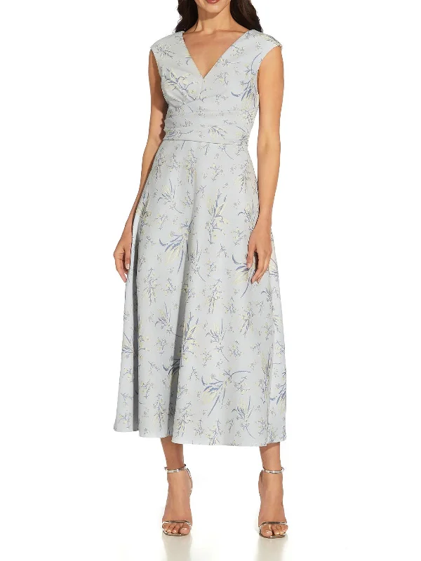 Pastel Party Dress for Light, Elegant Look -Womens Pleated Maxi Cocktail and Party Dress