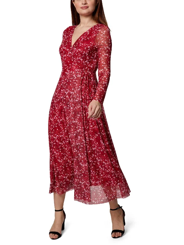 Pleated Wrap Dress for Formal Wear -Maxi Wrap Dress -Womens Printed Maxi Wrap Dress Pleated Wrap Dress for Formal Wear -Maxi Wrap Dress -Womens Printed Maxi Wrap Dress