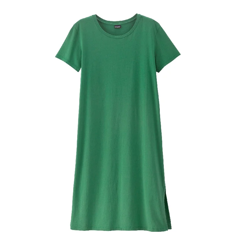 Women's Off-shoulder Shirt Dress-Women's Regenerative Organic Certified® Cotton T-Shirt Dress