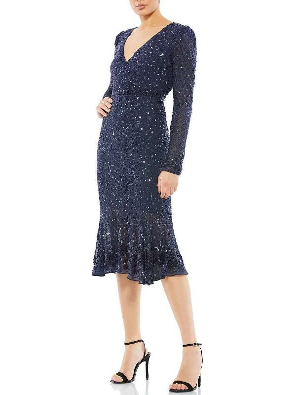 Orange Party Dress for Bright, Bold Style -Womens Sequin Embellished Cocktail and Party Dress Orange Party Dress for Bright, Bold Style -Womens Sequin Embellished Cocktail and Party Dress