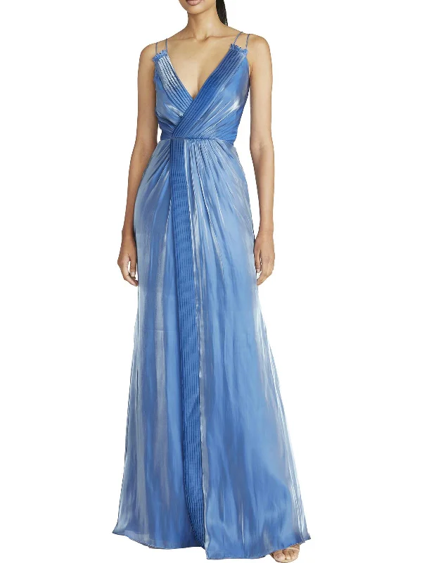 Backless Sequin Party Dress for Glamour -Womens Shimmer Maxi Evening Dress
