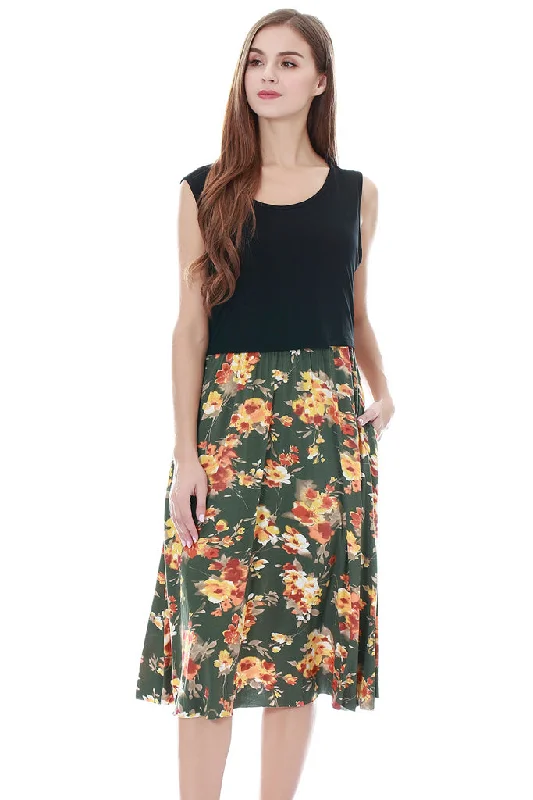 Maternity Dresses for Baby Shower -Smallshow Sleeveless Floral Maternity Nursing Dress Maternity Dresses for Baby Shower -Smallshow Sleeveless Floral Maternity Nursing Dress