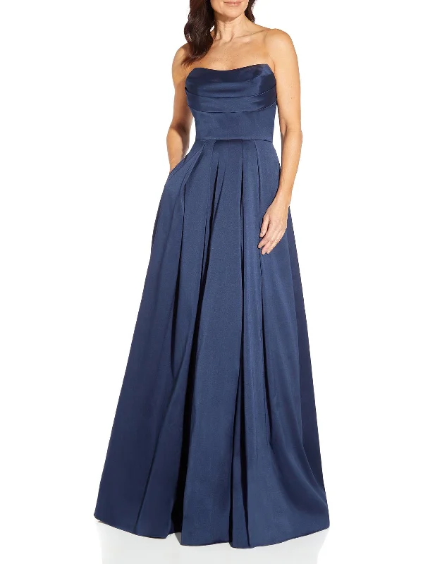 Strapless Bodycon Party Dress for Bold Vibe -Womens Strapless Maxi Evening Dress