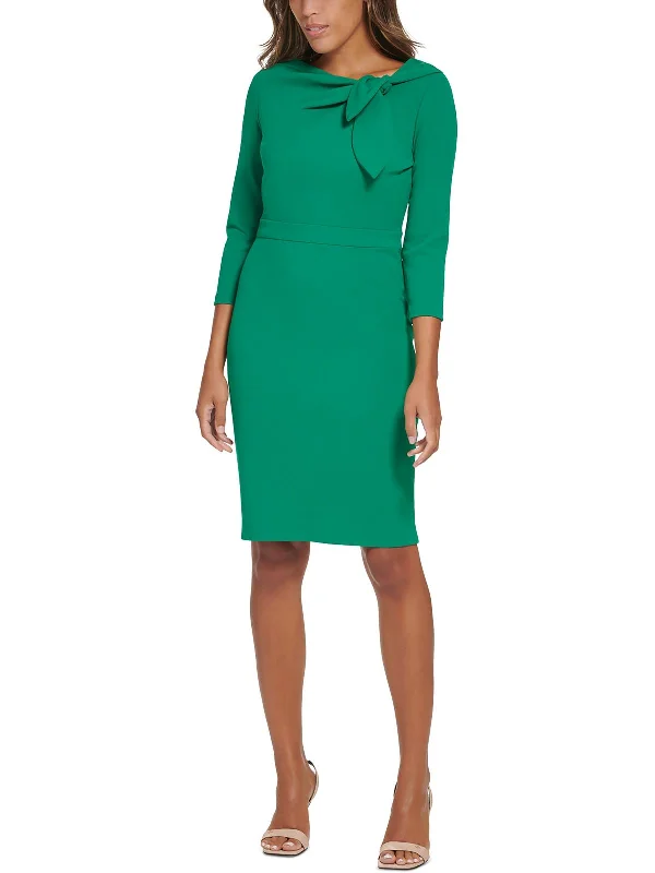 Classic Work Dress for Job Interview -Womens Three Quarter Sleeve Mini Wear to Work Dress Classic Work Dress for Job Interview -Womens Three Quarter Sleeve Mini Wear to Work Dress