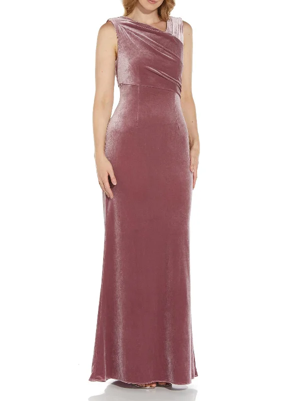 Two-Piece Party Dress for Unique Style -Womens Velvet Mermaid Evening Dress