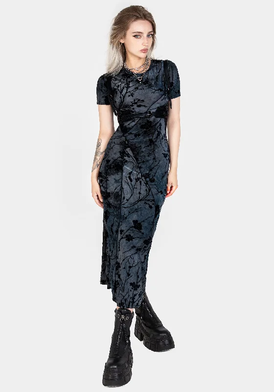 Bodycon Dress with Cutouts -Wytchelm Bodycon Midaxi Dress