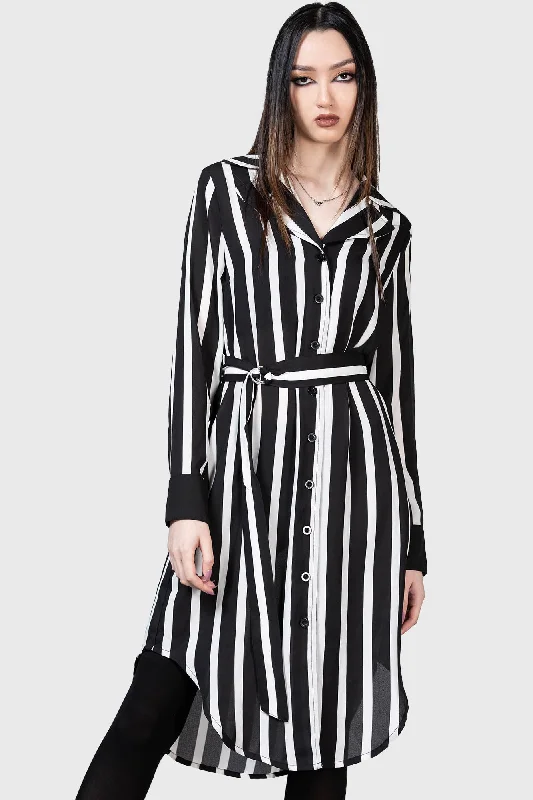 Summer Shirt Dress-Zita's Ruins Shirt Dress