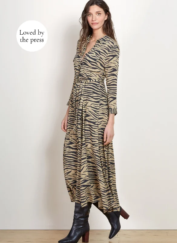 White T-shirt Shirt Dress-Zuri Shirt Dress