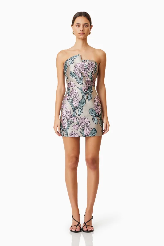 Cutout Party Dress for Bold Appeal -Audrey Mini Party Dress In Purple