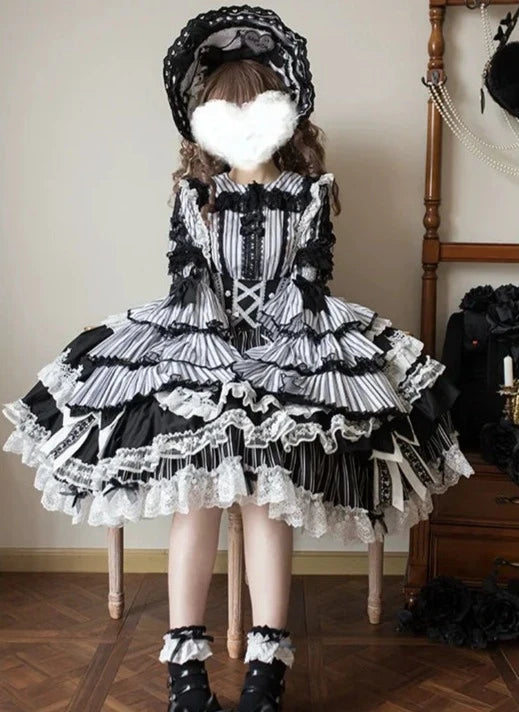 Doll Dress with Silk Flower -【販売期間終了】Hybrid Doll Moon Island ジャンパースカート
