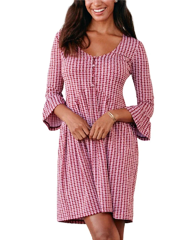 Doll Dress with Tulle Overlay -Cabana Life Babydoll Dress