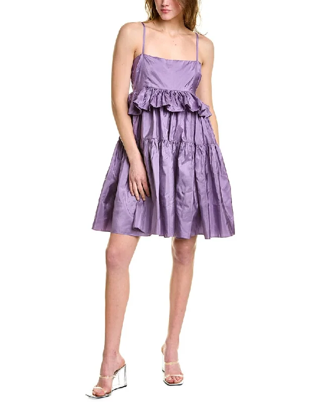 Doll Dress for Doll Playtime -Cynthia Rowley Taffeta Silk Babydoll Dress