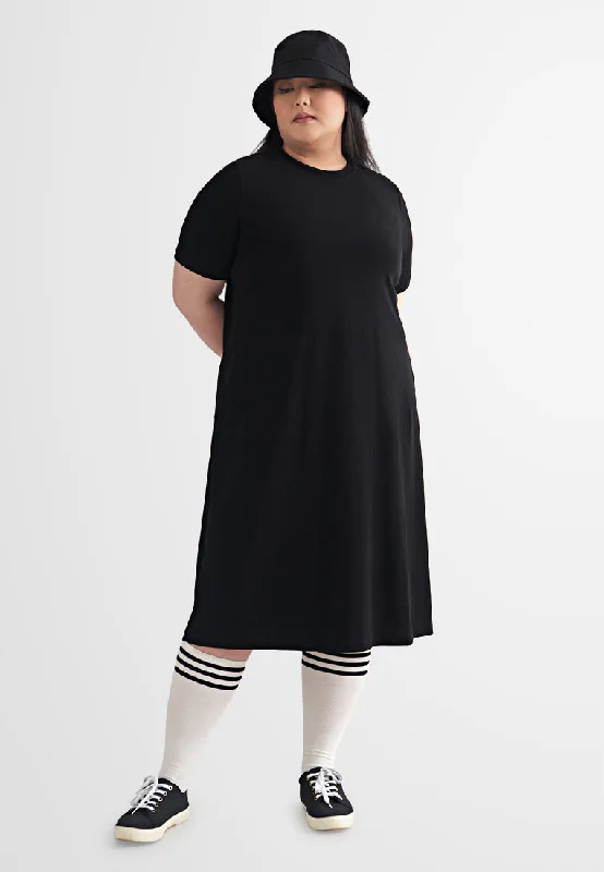 Comfortable Shirt Dress-Kendra CLASSIC FINE Casual Tshirt Dress