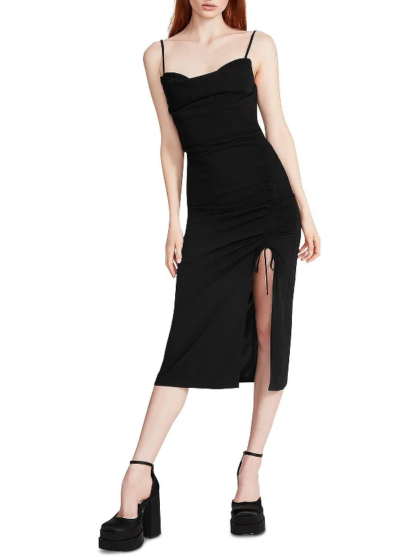Slip Dress with Adjustable Straps -Women's Black Slip Dress with Lace Detail -Mica Womens Ruched Midi Slip Dress Slip Dress with Adjustable Straps -Women's Black Slip Dress with Lace Detail -Mica Womens Ruched Midi Slip Dress