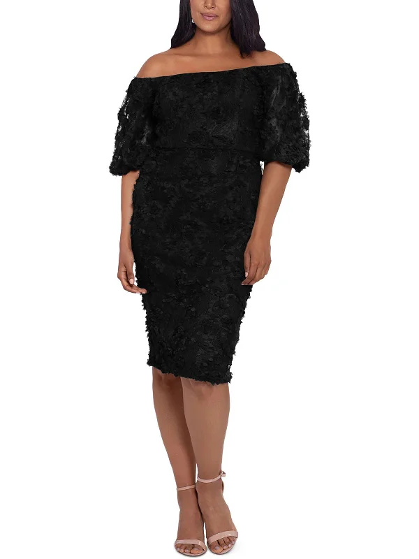 Silver Sequin Party Dress for Glittering Look -Plus Womens Floral Knee-Length Cocktail and Party Dress Silver Sequin Party Dress for Glittering Look -Plus Womens Floral Knee-Length Cocktail and Party Dress
