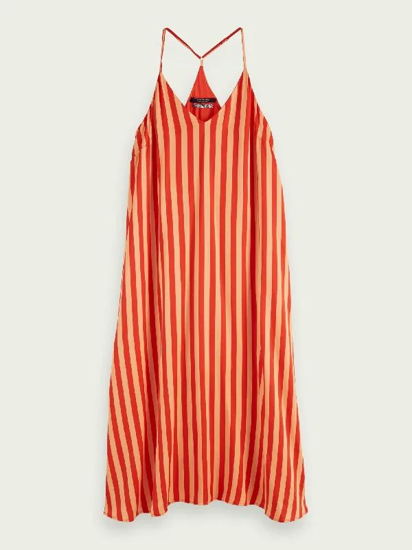 Slip Dress with Ruffle Detail -Women's Slip Dress for Wedding Reception -Scotch & Soda Printed Sleeveless Slip Dress Slip Dress with Ruffle Detail -Women's Slip Dress for Wedding Reception -Scotch & Soda Printed Sleeveless Slip Dress