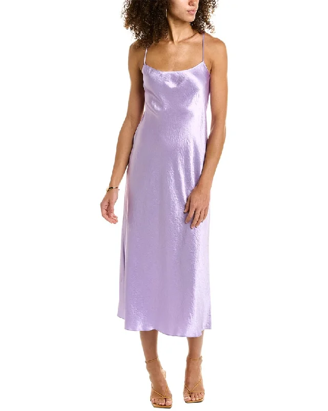 Slip Dress for Dinner Date -Sexy Black Slip Dress with Lace -Vince Slip Dress