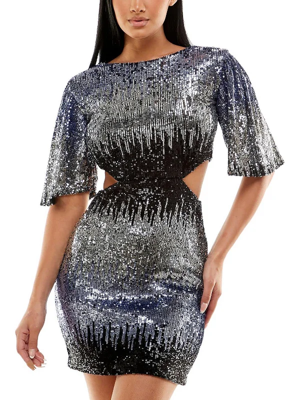 White Lace Party Dress for Summer Event -Womens Cutout Mini Cocktail and Party Dress White Lace Party Dress for Summer Event -Womens Cutout Mini Cocktail and Party Dress