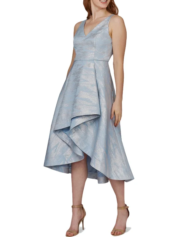 Ruffled Skirt Party Dress for Fun Style -Womens Hi Low Maxi Cocktail and Party Dress Ruffled Skirt Party Dress for Fun Style -Womens Hi Low Maxi Cocktail and Party Dress