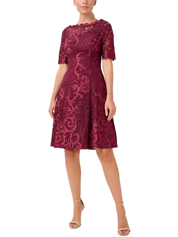 Mini Bodycon Party Dress for Bold Night Out -Womens Lace Fit & Flare Cocktail and Party Dress Mini Bodycon Party Dress for Bold Night Out -Womens Lace Fit & Flare Cocktail and Party Dress