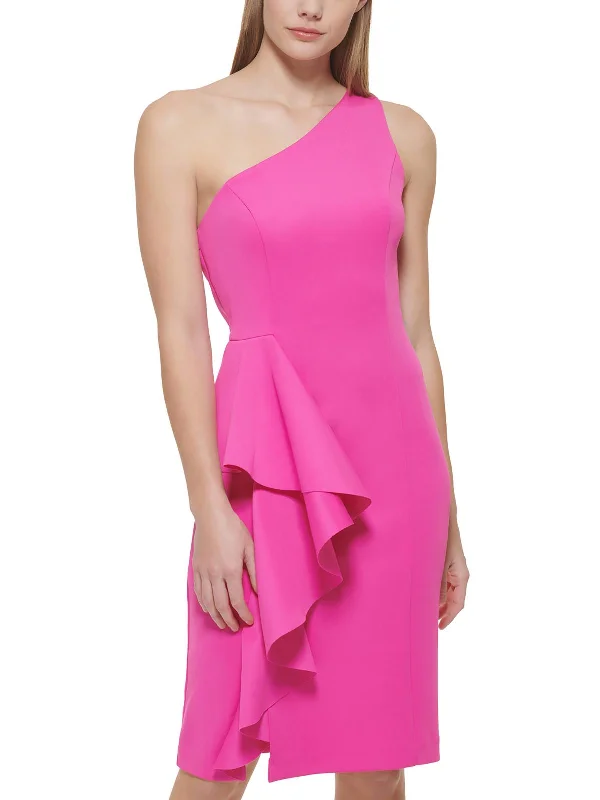 Backless Tulle Party Dress for Chic Look -Womens Ruffled Knee Cocktail and Party Dress Backless Tulle Party Dress for Chic Look -Womens Ruffled Knee Cocktail and Party Dress