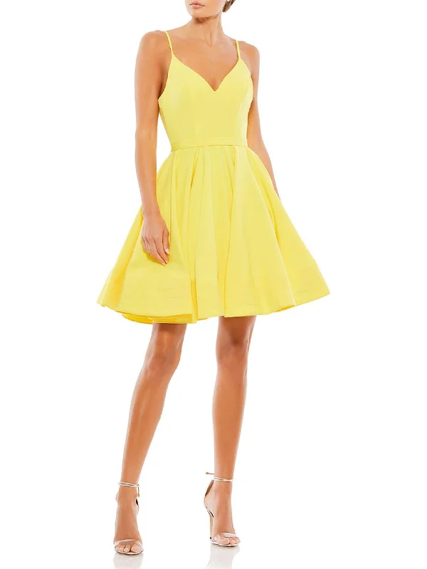 Tulle Skirt Party Dress for Fun, Feminine Style -Womens Ruffled Mini Cocktail and Party Dress Tulle Skirt Party Dress for Fun, Feminine Style -Womens Ruffled Mini Cocktail and Party Dress