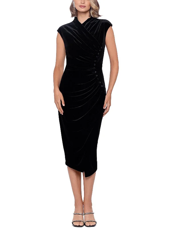 Black and Gold Party Dress for Luxury Look -Womens Velvet Long Cocktail and Party Dress Black and Gold Party Dress for Luxury Look -Womens Velvet Long Cocktail and Party Dress