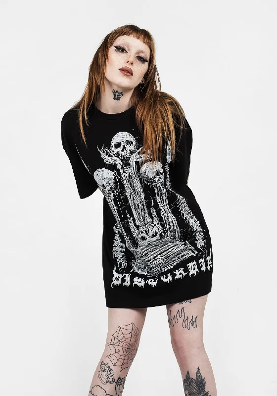 Boho Button-up Shirt Dress-XENOMORT SHORT SLEEVE T SHIRT DRESS