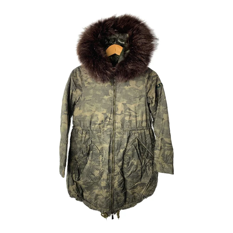 Women's Puffer Down Coat-TATRAS/Puffer Jkt/1/KHK/Nylon/Camouflage