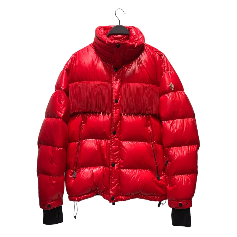 Women's Thick Down Coat-MONCLER/Puffer Jkt/3/RED/PUFFER RED FRINGE