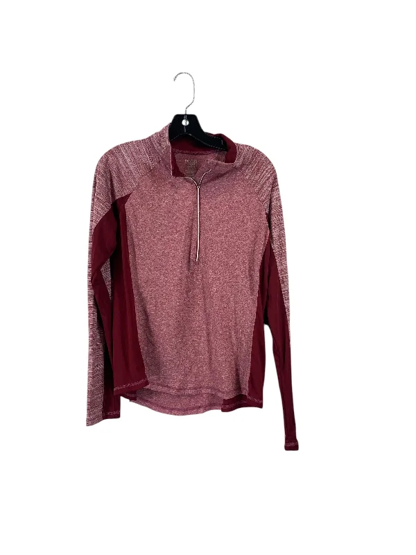 Women's Jackets for Spring-Athletic Jacket By Danskin In Pink, Size: L