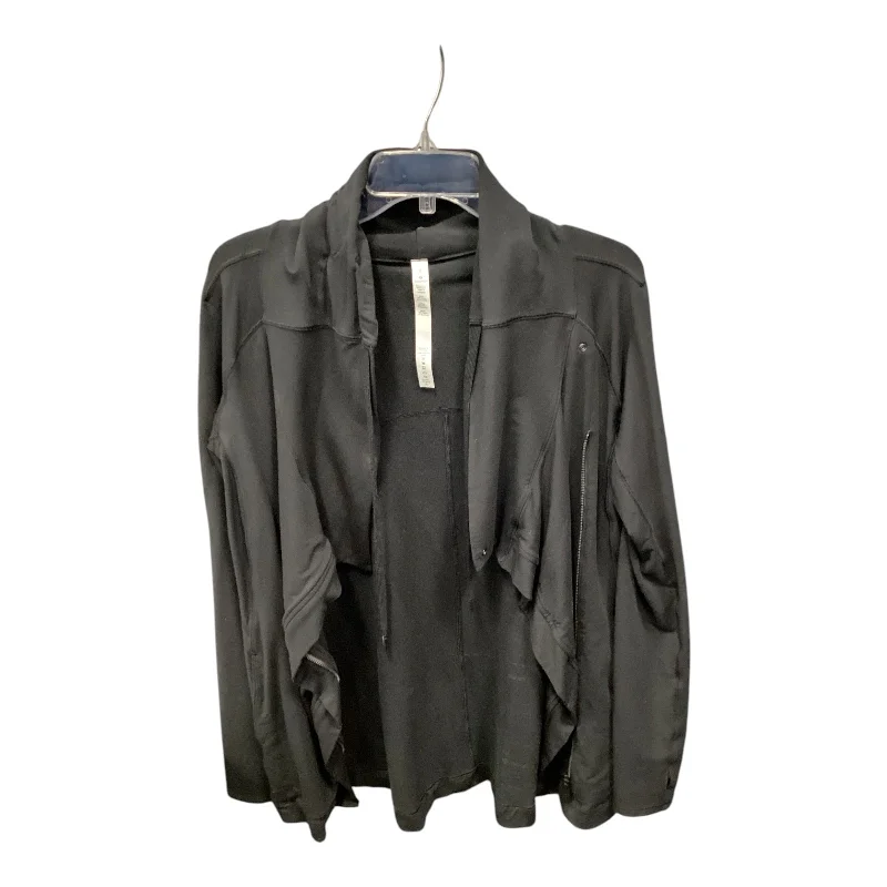 Women's Jackets for Versatile Styling-Athletic Jacket By Lululemon In Black, Size: 8 Women's Jackets for Versatile Styling-Athletic Jacket By Lululemon In Black, Size: 8