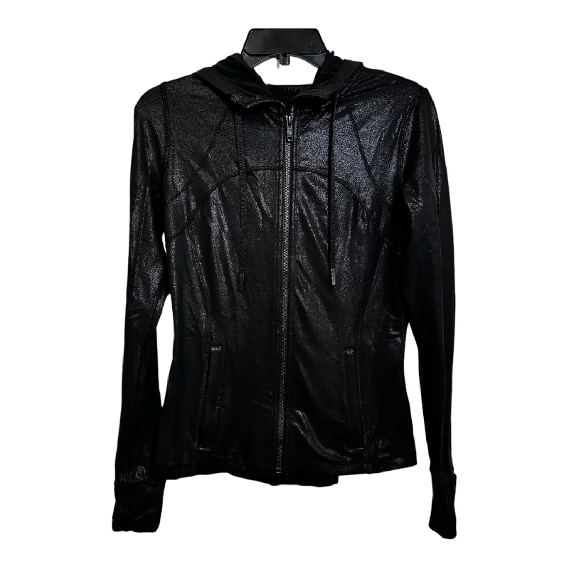 Women's Jackets for Layering with Outerwear-Athletic Jacket By Lululemon In Black, Size: 8 Women's Jackets for Layering with Outerwear-Athletic Jacket By Lululemon In Black, Size: 8