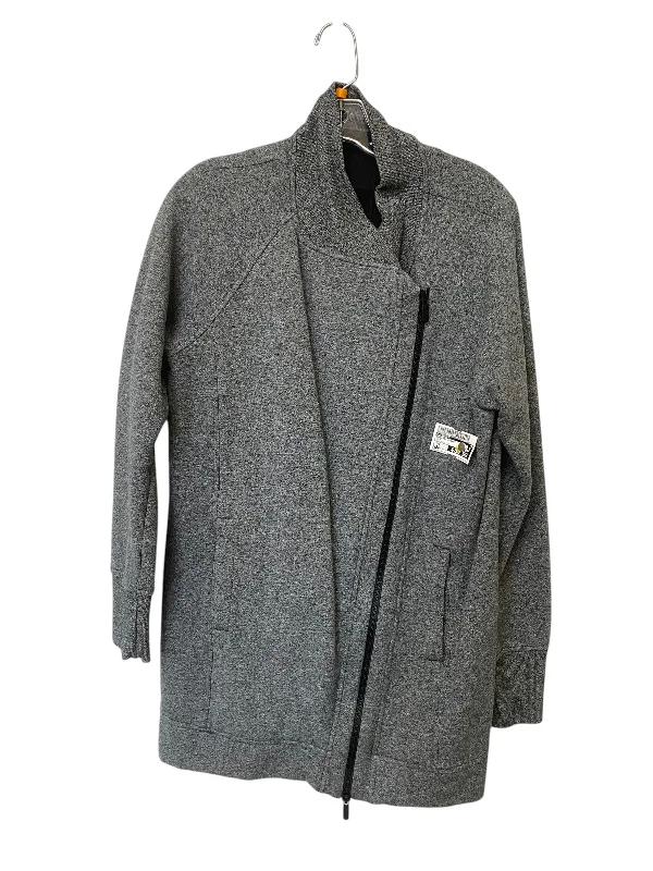 Women's Jackets for Year-Round Style-Athletic Jacket By Lululemon In Grey, Size: L