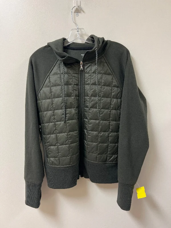 Women's Jackets for High-End Look-Athletic Jacket By Old Navy In Green, Size: M