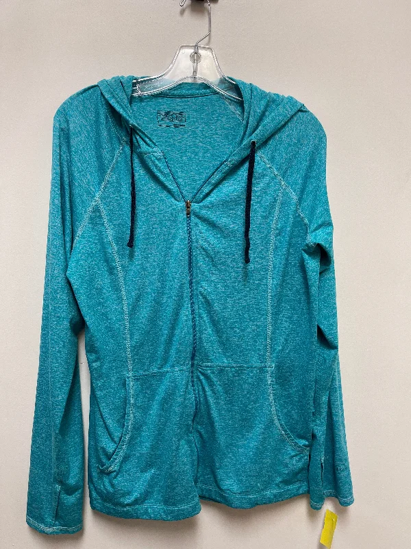 Women's Jackets for Comfort and Fit-Athletic Jacket By Patagonia In Blue, Size: L