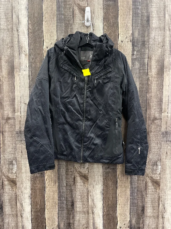 Women's Jackets for High-Quality Wear-Athletic Jacket By Spyder In Black, Size: M