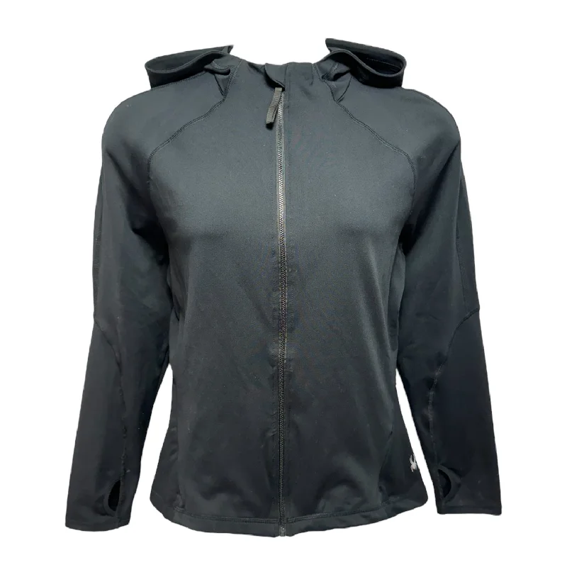 Women's Jackets for Sporty Fashion-Athletic Jacket By Spyder In Black, Size: Xl