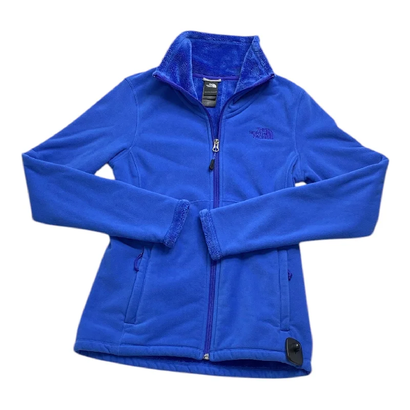 Women's Jackets for Casual Fridays-Athletic Jacket By The North Face In Blue, Size: Xs Women's Jackets for Casual Fridays-Athletic Jacket By The North Face In Blue, Size: Xs