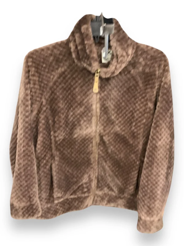 Women's Jackets for Modern Appeal-Athletic Jacket By Zero Xposure In Brown, Size: S Women's Jackets for Modern Appeal-Athletic Jacket By Zero Xposure In Brown, Size: S