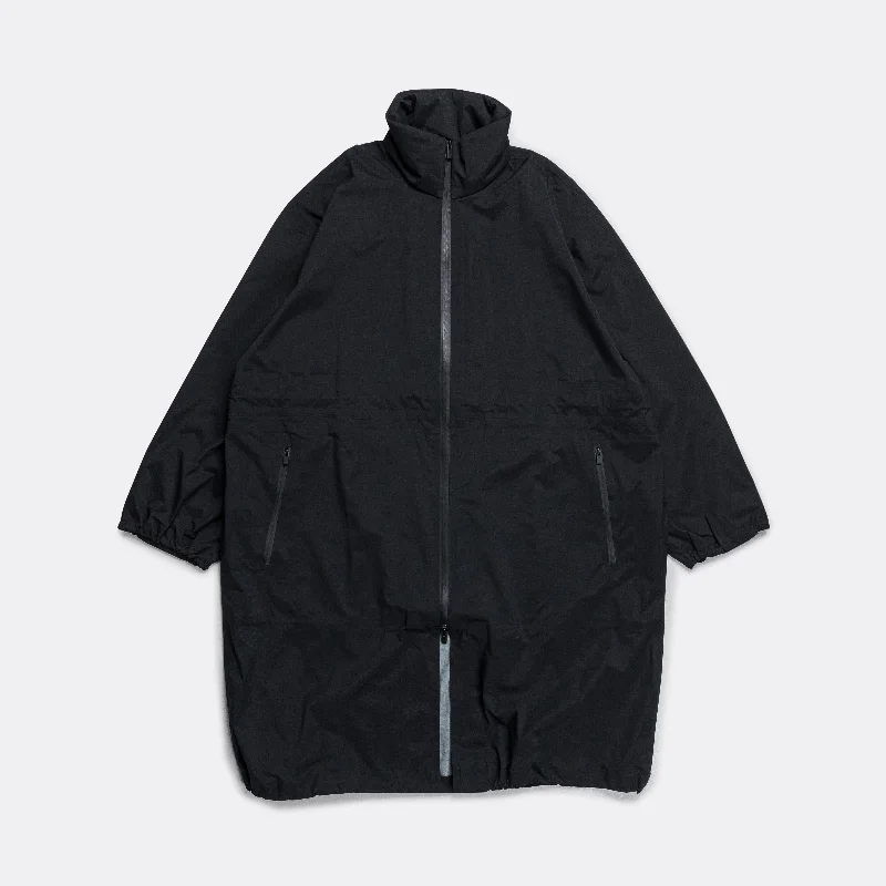 Women's Jackets with Functional Features-Athletics Shell Parka - Black