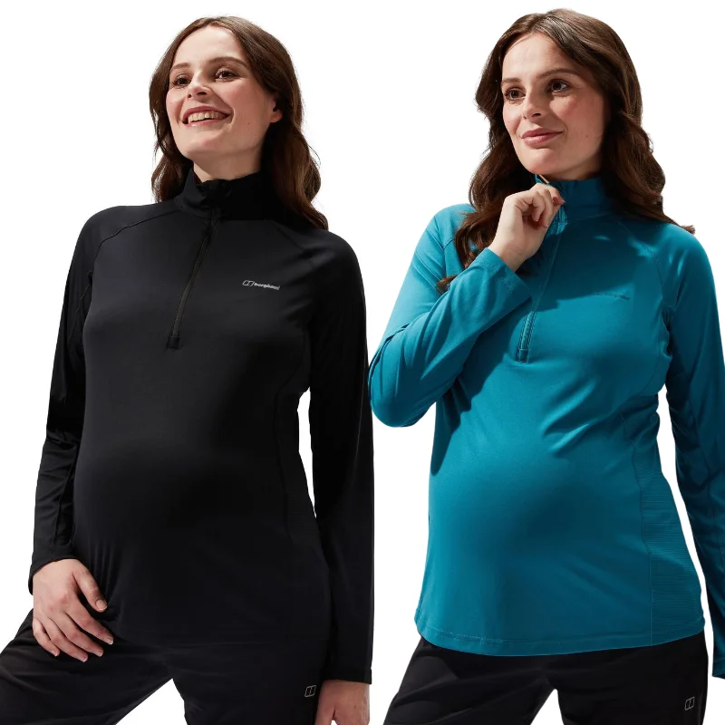 Women's Classic Long Sleeve T-shirt for Relaxing -Berghaus Womens 24/7 Maternity Tech Long Sleeve T-Shirt Women's Classic Long Sleeve T-shirt for Relaxing -Berghaus Womens 24/7 Maternity Tech Long Sleeve T-Shirt