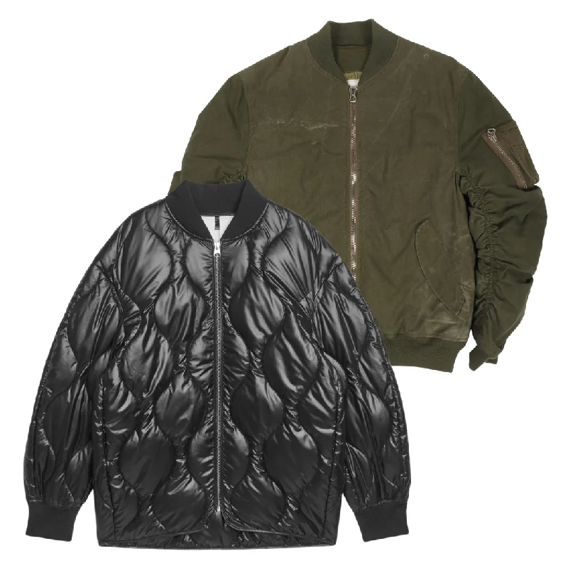 Women's Jackets with Sporty Design-50x BOMBER JACKETS