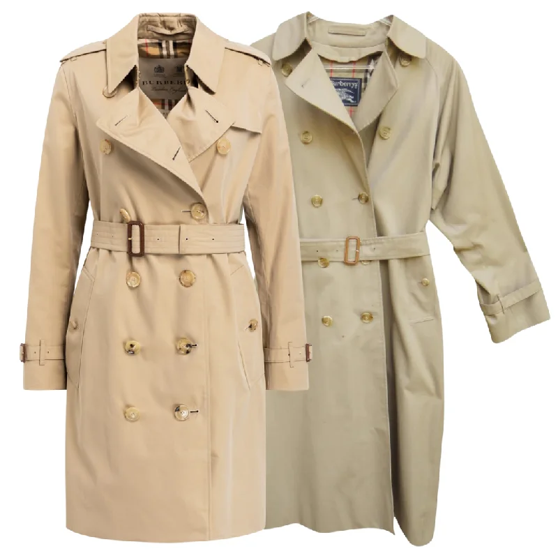 Women's Double Breasted Trench Coat-20x BURBERRY TRENCH COATS