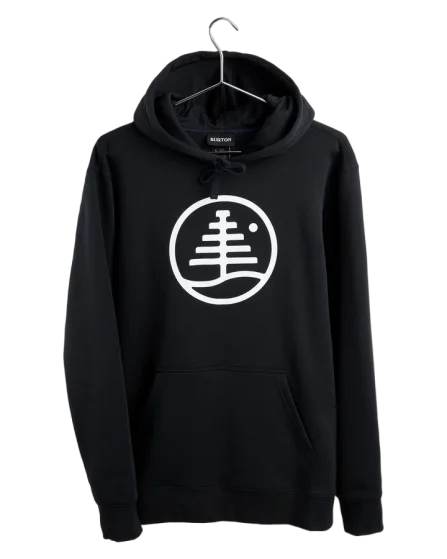 Women's Jackets with Protective Design-Burton Family Tree Pullover Hoodie - True Black Women's Jackets with Protective Design-Burton Family Tree Pullover Hoodie - True Black
