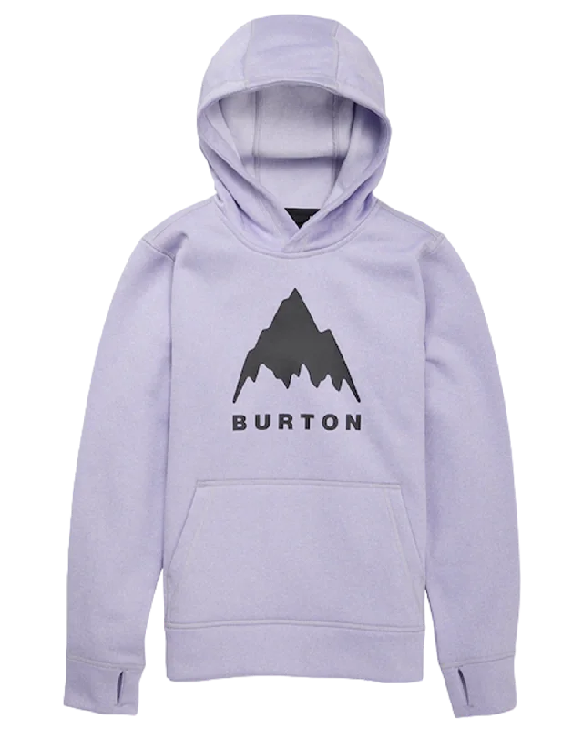 Women's Jackets with Practical Use-Burton Kids' Oak Pullover Hoodie - Supernova Heather Women's Jackets with Practical Use-Burton Kids' Oak Pullover Hoodie - Supernova Heather