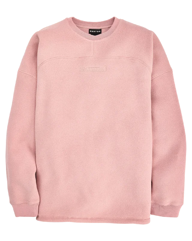 Women's Jackets with Soft Shell Design-Burton Men's Cinder Crewneck Fleece - Powder Blush Women's Jackets with Soft Shell Design-Burton Men's Cinder Crewneck Fleece - Powder Blush