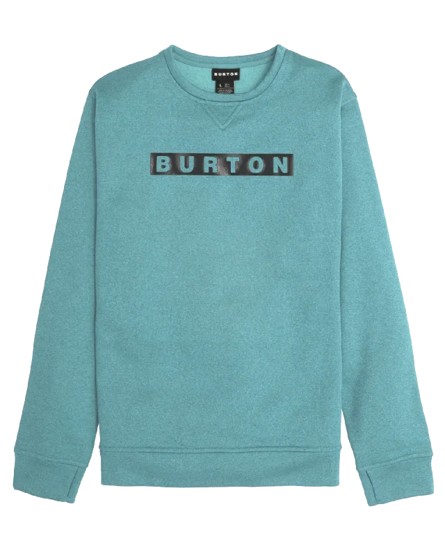 Women's Jackets with Easy Zip Closure-Burton Men's Oak Pullover Crew - Rock Lichen Heather Women's Jackets with Easy Zip Closure-Burton Men's Oak Pullover Crew - Rock Lichen Heather