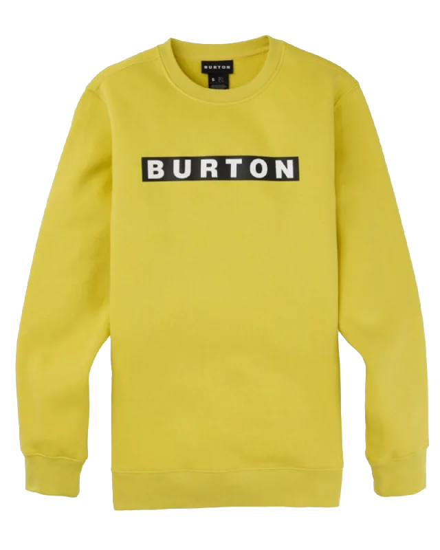 Women's Jackets with Military Design-Burton Vault Crewneck Sweatshirt - Sulfur